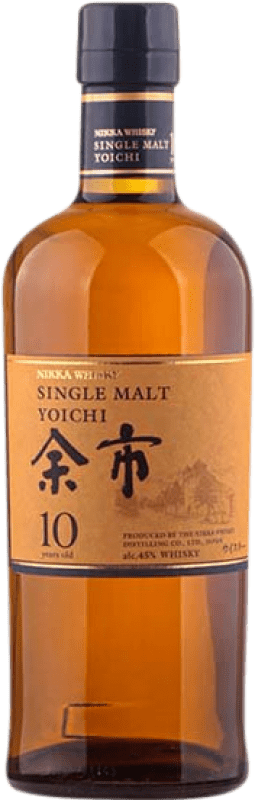 124,95 € 送料無料 | シングルモルトウイスキー Nikka Yoichi 日本 10 年 70 cl