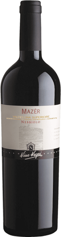 24,95 € Kostenloser Versand | Rotwein Nino Negri Mazèr D.O.C.G. Valtellina Superiore Lombardei Italien Nebbiolo Flasche 75 cl