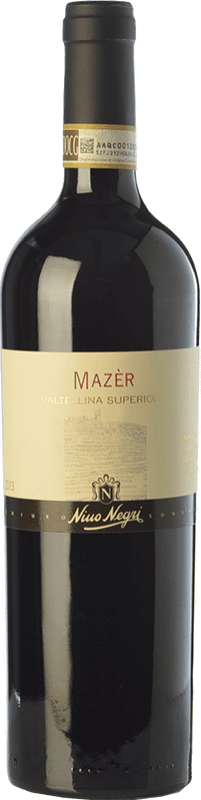 18,95 € Envío gratis | Vino tinto Nino Negri Mazèr D.O.C.G. Valtellina Superiore Lombardia Italia Nebbiolo Botella 75 cl