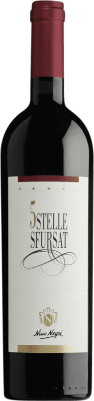 81,95 € 送料無料 | 赤ワイン Nino Negri Sfursat 5 Stelle D.O.C.G. Sforzato di Valtellina ロンバルディア イタリア Nebbiolo ボトル 75 cl