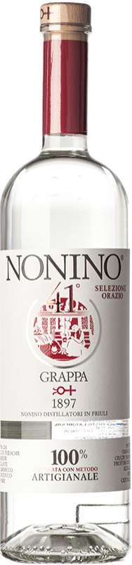 43,95 € Spedizione Gratuita | Grappa Nonino Tradizione I.G.T. Grappa Friulana Friuli-Venezia Giulia Italia Bottiglia 1 L