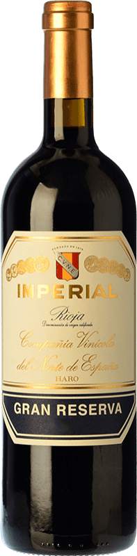 63,95 € Free Shipping | Red wine Norte de España - CVNE Cune Imperial Gran Reserva D.O.Ca. Rioja The Rioja Spain Tempranillo, Graciano, Mazuelo Bottle 75 cl