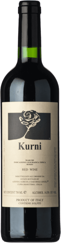 81,95 € Envío gratis | Vino Tinto Oasi degli Angeli Kurni I.G.T. Marche Marche Italia Montepulciano 75 cl
