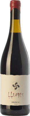 15,95 € Free Shipping | Red wine Obanca Llumés Crianza Spain Verdejo Black Bottle 75 cl