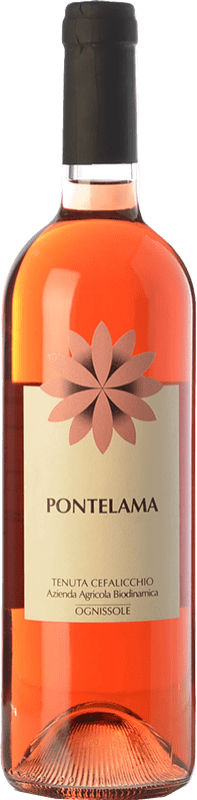 12,95 € Бесплатная доставка | Розовое вино Ognissole Pontelama D.O.C. Castel del Monte Апулия Италия Nero di Troia бутылка 75 cl