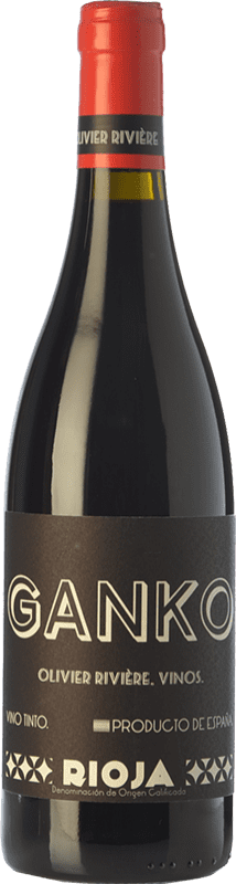 31,95 € Free Shipping | Red wine Olivier Rivière Ganko Aged D.O.Ca. Rioja The Rioja Spain Grenache, Mazuelo Bottle 75 cl