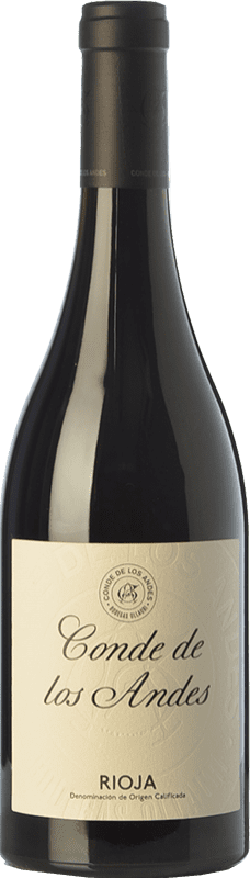 39,95 € Kostenloser Versand | Rotwein Ollauri Conde de los Andes Alterung D.O.Ca. Rioja La Rioja Spanien Tempranillo Flasche 75 cl