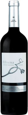 7,95 € Free Shipping | Red Wine Olvena Crianza — Aged D.O. Somontano Aragon Spain Merlot, Cabernet Sauvignon Bottle 75 cl