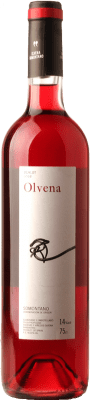 6,95 € Envio grátis | Vinho Rosé Olvena D.O. Somontano Aragão Espanha Merlot 75 cl
