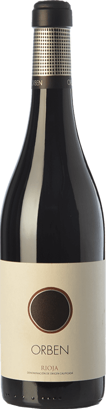 25,95 € Бесплатная доставка | Красное вино Orben старения D.O.Ca. Rioja Ла-Риоха Испания Tempranillo, Graciano бутылка 75 cl