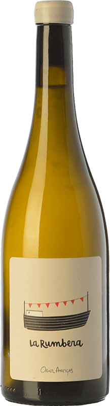 22,95 € Envío gratis | Vino blanco Oriol Artigas La Rumbera Crianza España Garnacha Blanca, Xarel·lo Botella 75 cl