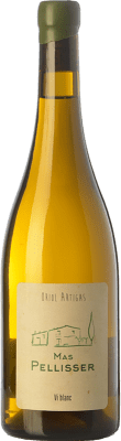 14,95 € Envío gratis | Vino blanco Oriol Artigas Mas Pellisser Blanc España Godello, Xarel·lo Botella 75 cl