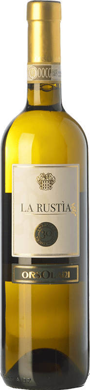 15,95 € Envío gratis | Vino Blanco Orsolani La Rustìa D.O.C.G. Erbaluce di Caluso Piemonte Italia Erbaluce 75 cl