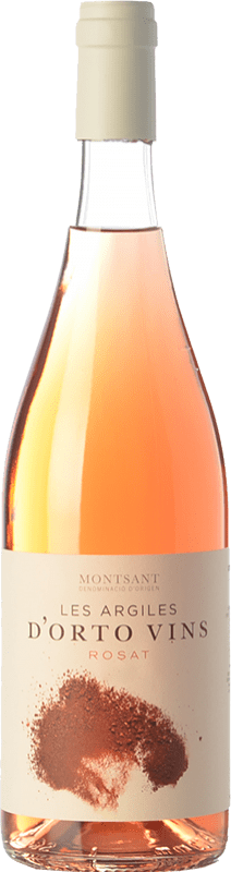 9,95 € Free Shipping | Rosé wine Orto Les Argiles Rosat D.O. Montsant Catalonia Spain Grenache Bottle 75 cl