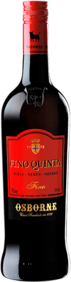 9,95 € Kostenloser Versand | Verstärkter Wein Osborne Fino Quinta D.O. Manzanilla-Sanlúcar de Barrameda Andalusien Spanien Palomino Fino Flasche 75 cl