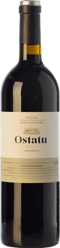 19,95 € 免费送货 | 红酒 Ostatu 预订 D.O.Ca. Rioja 拉里奥哈 西班牙 Tempranillo 瓶子 75 cl
