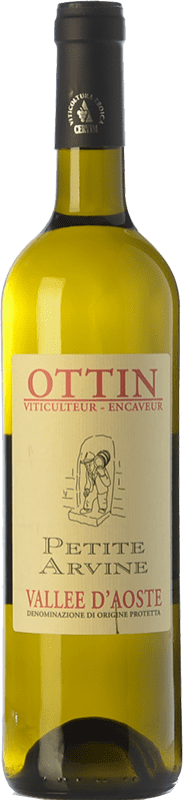 25,95 € Envío gratis | Vino blanco Ottin D.O.C. Valle d'Aosta Valle d'Aosta Italia Petite Arvine Botella 75 cl