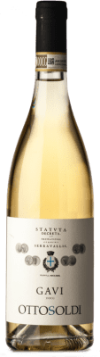 23,95 € Spedizione Gratuita | Vino bianco Ottosoldi D.O.C.G. Cortese di Gavi Piemonte Italia Cortese Bottiglia 75 cl