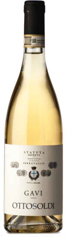 18,95 € Spedizione Gratuita | Vino Bianco Ottosoldi D.O.C.G. Cortese di Gavi Piemonte Italia Cortese 75 cl