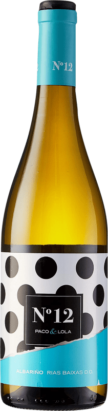11,95 € Spedizione Gratuita | Vino Bianco Paco & Lola Nº 12 D.O. Rías Baixas Galizia Spagna Albariño 75 cl