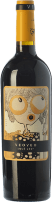 6,95 € Envío gratis | Vino tinto Casa del Blanco Veoveo Joven I.G.P. Vino de la Tierra de Castilla Castilla la Mancha España Tempranillo Botella 75 cl