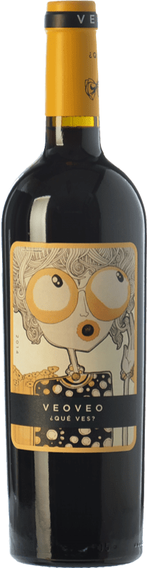 6,95 € Spedizione Gratuita | Vino rosso Casa del Blanco Veoveo Giovane I.G.P. Vino de la Tierra de Castilla Castilla-La Mancha Spagna Tempranillo Bottiglia 75 cl