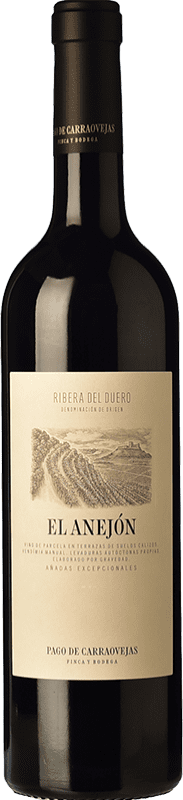 102,95 € Kostenloser Versand | Rotwein Pago de Carraovejas El Anejón D.O. Ribera del Duero Kastilien und León Spanien Tempranillo, Merlot, Cabernet Sauvignon Flasche 75 cl