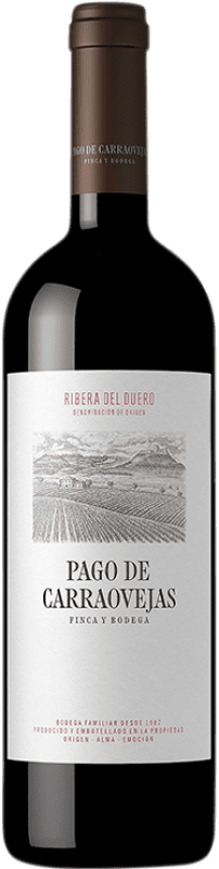 47,95 € Free Shipping | Red wine Pago de Carraovejas Aged D.O. Ribera del Duero Castilla y León Spain Tempranillo, Merlot, Cabernet Sauvignon Bottle 75 cl