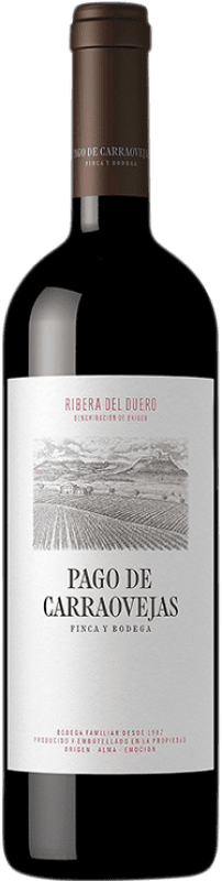 49,95 € 免费送货 | 红葡萄酒 Pago de Carraovejas Crianza — 陈酿 D.O. Ribera del Duero 卡斯蒂利亚莱昂 西班牙 Tempranillo — 丹魄, Merlot — 梅洛, Cabernet Sauvignon — 赤霞珠 瓶装 75 cl