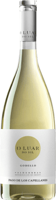 18,95 € Envío gratis | Vino blanco Pago de los Capellanes O Luar Do Sil D.O. Valdeorras Galicia España Godello Botella 75 cl