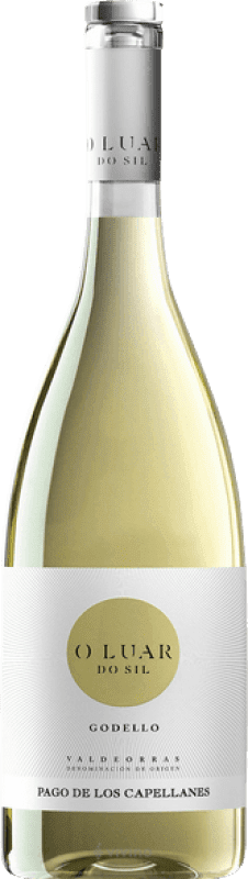 16,95 € Spedizione Gratuita | Vino bianco Pago de los Capellanes O Luar Do Sil D.O. Valdeorras Galizia Spagna Godello Bottiglia 75 cl
