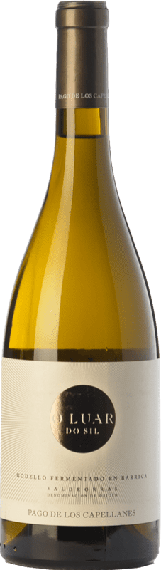 26,95 € Envoi gratuit | Vin blanc Pago de los Capellanes O Luar Do Sil Fermentado en Barrica Crianza D.O. Valdeorras Galice Espagne Godello Bouteille 75 cl