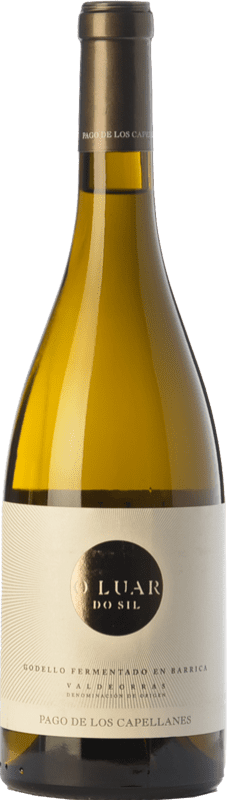 27,95 € Free Shipping | White Wine Pago de los Capellanes O Luar do Sil Barrel Fermented D.O. Valdeorras Galicia Spain Godello Bottle 75 cl