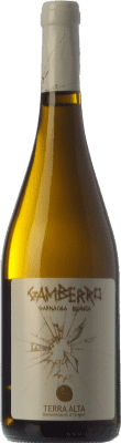 24,95 € Envío gratis | Vino blanco Pagos de Híbera Gamberro Crianza D.O. Terra Alta Cataluña España Garnacha Blanca Botella 75 cl