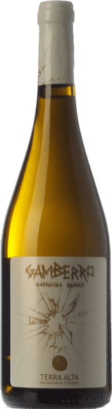 29,95 € Envío gratis | Vino blanco Pagos de Hí­bera Gamberro Crianza D.O. Terra Alta Cataluña España Garnacha Blanca Botella 75 cl