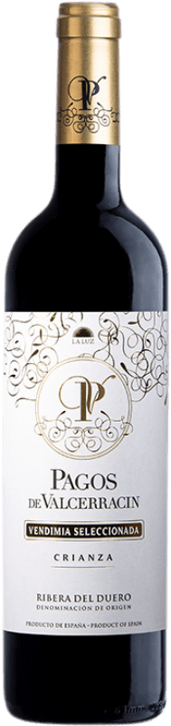 19,95 € Бесплатная доставка | Красное вино Pagos de Valcerracín старения D.O. Ribera del Duero Кастилия-Леон Испания Tempranillo бутылка 75 cl