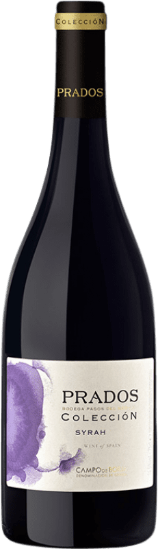 23,95 € 免费送货 | 红酒 Pagos del Moncayo Prados Colección 岁 D.O. Campo de Borja 阿拉贡 西班牙 Syrah 瓶子 75 cl