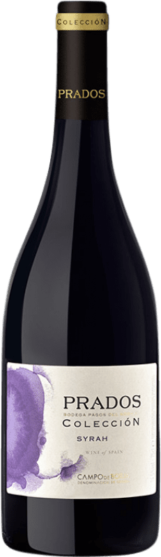 23,95 € Kostenloser Versand | Rotwein Pagos del Moncayo Prados Colección Alterung D.O. Campo de Borja Aragón Spanien Syrah Flasche 75 cl