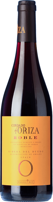 10,95 € Бесплатная доставка | Красное вино Pagos del Rey Condado de Oriza Дуб D.O. Ribera del Duero Кастилия-Леон Испания Tempranillo — Темпранильо Бутылка 75 cl