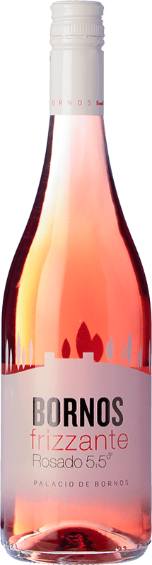 7,95 € Free Shipping | Rosé sparkling Palacio de Bornos Frizzante D.O. Rueda Castilla y León Spain Tempranillo Bottle 75 cl
