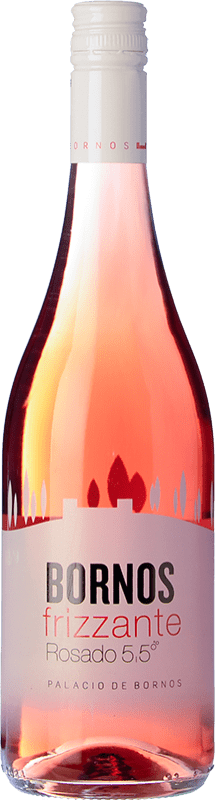 8,95 € Envoi gratuit | Vin Mousseux Rosé Palacio de Bornos Frizzante — Pétillant D.O. Rueda Castille et Leon Espagne Tempranillo Bouteille 75 cl