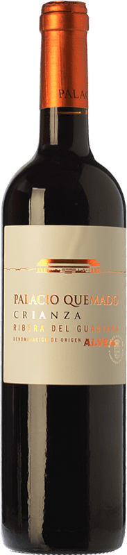 11,95 € Free Shipping | Red wine Palacio Quemado Crianza D.O. Ribera del Guadiana Estremadura Spain Tempranillo, Cabernet Sauvignon Bottle 75 cl