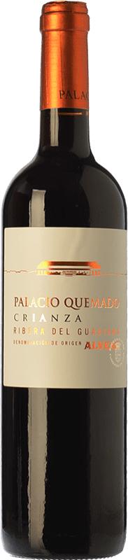 13,95 € Kostenloser Versand | Rotwein Palacio Quemado Alterung D.O. Ribera del Guadiana Extremadura Spanien Tempranillo, Cabernet Sauvignon Flasche 75 cl