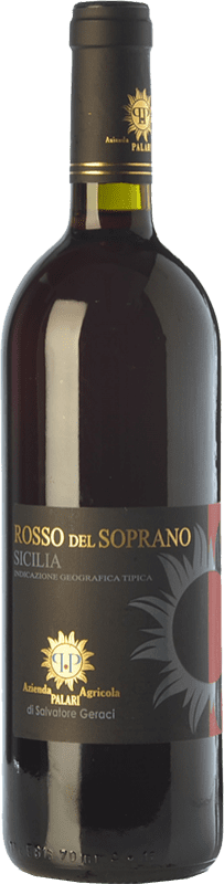 28,95 € 免费送货 | 红酒 Palari Rosso del Soprano I.G.T. Terre Siciliane 西西里岛 意大利 Nerello Mascalese, Nerello Cappuccio, Nocera, Galatena 瓶子 75 cl