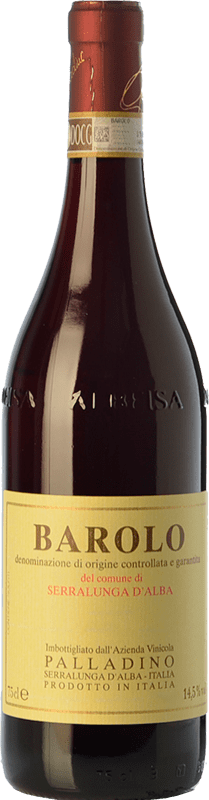 35,95 € 免费送货 | 红酒 Palladino Serralunga D.O.C.G. Barolo 皮埃蒙特 意大利 Nebbiolo 瓶子 75 cl