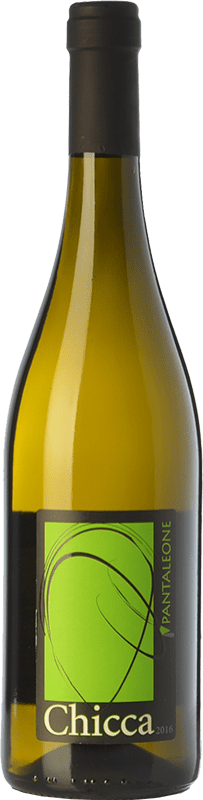 9,95 € Kostenloser Versand | Weißwein Pantaleone Chicca I.G.T. Marche Marken Italien Passerina Flasche 75 cl