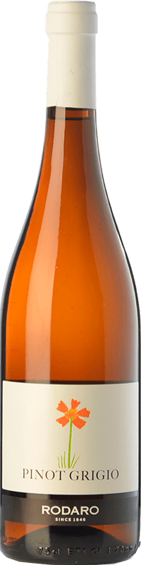 15,95 € Envio grátis | Vinho Branco Paolo Rodaro D.O.C. Colli Orientali del Friuli Friuli-Venezia Giulia Itália Pinot Cinzento 75 cl