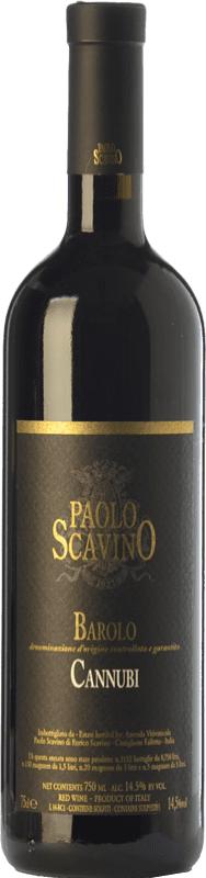 97,95 € Kostenloser Versand | Rotwein Paolo Scavino Cannubi D.O.C.G. Barolo Piemont Italien Nebbiolo Flasche 75 cl