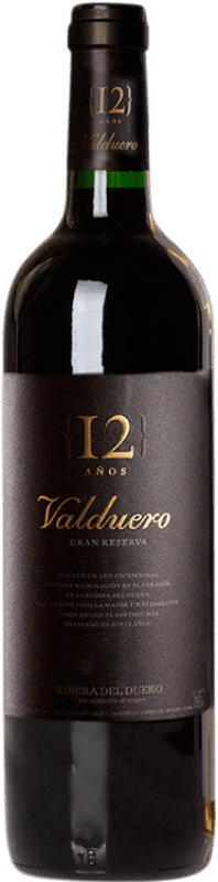 1 881,95 € Envío gratis | Vino tinto Valduero Gran Reserva D.O. Ribera del Duero Castilla y León España Tempranillo 12 Años Botella 75 cl