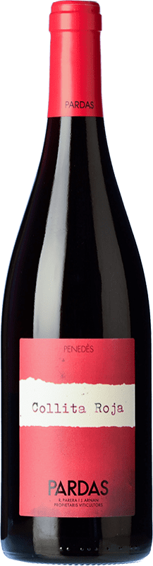 39,95 € Free Shipping | Red Wine Pardas Collita Roja Crianza — Aged D.O. Penedès Catalonia Spain Sumoll, Marcelan Bottle 75 cl